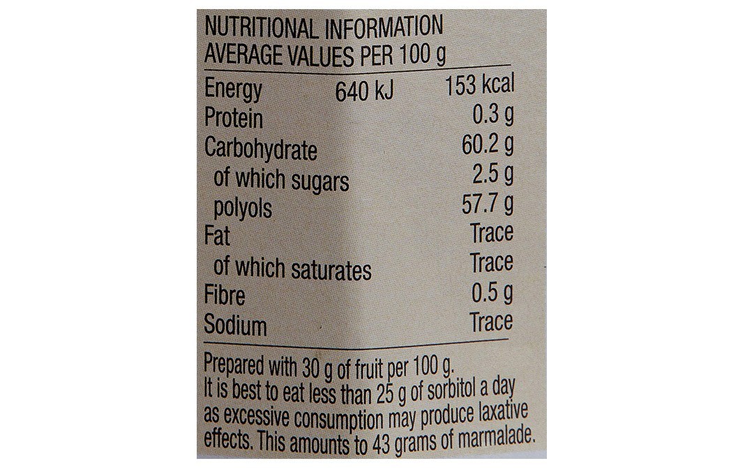 Stute Diabetic Fine Cut Orange Marmalade   Glass Jar  430 grams